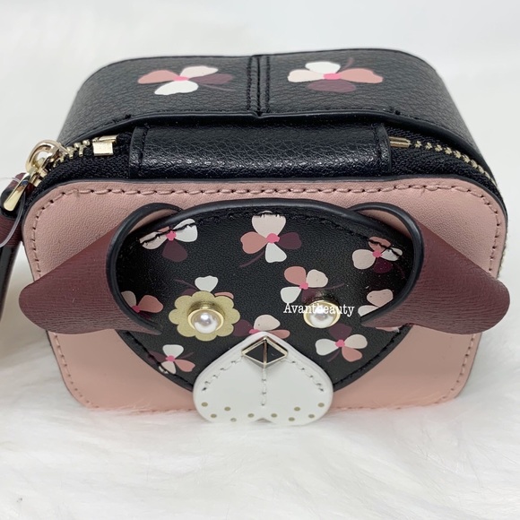 kate spade Accessories - Kate spade jewelry holder floral pup dog box New
